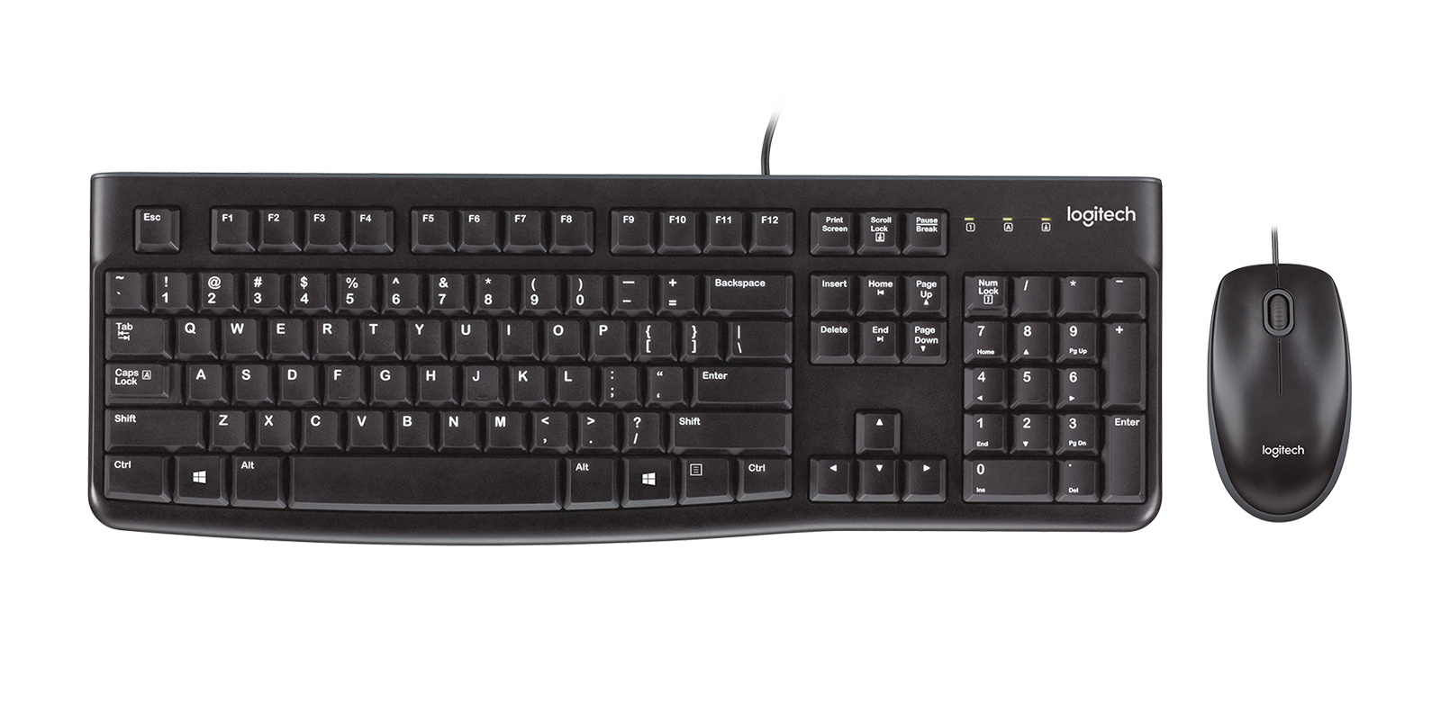 Logitech MK120 Wired Keyboard & Mouse Combo